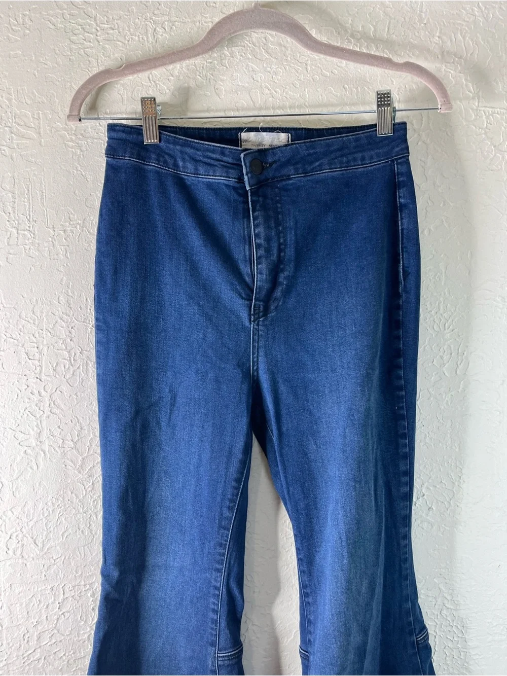 Free People Just Float On Flare Jeans in Amazon Blue
